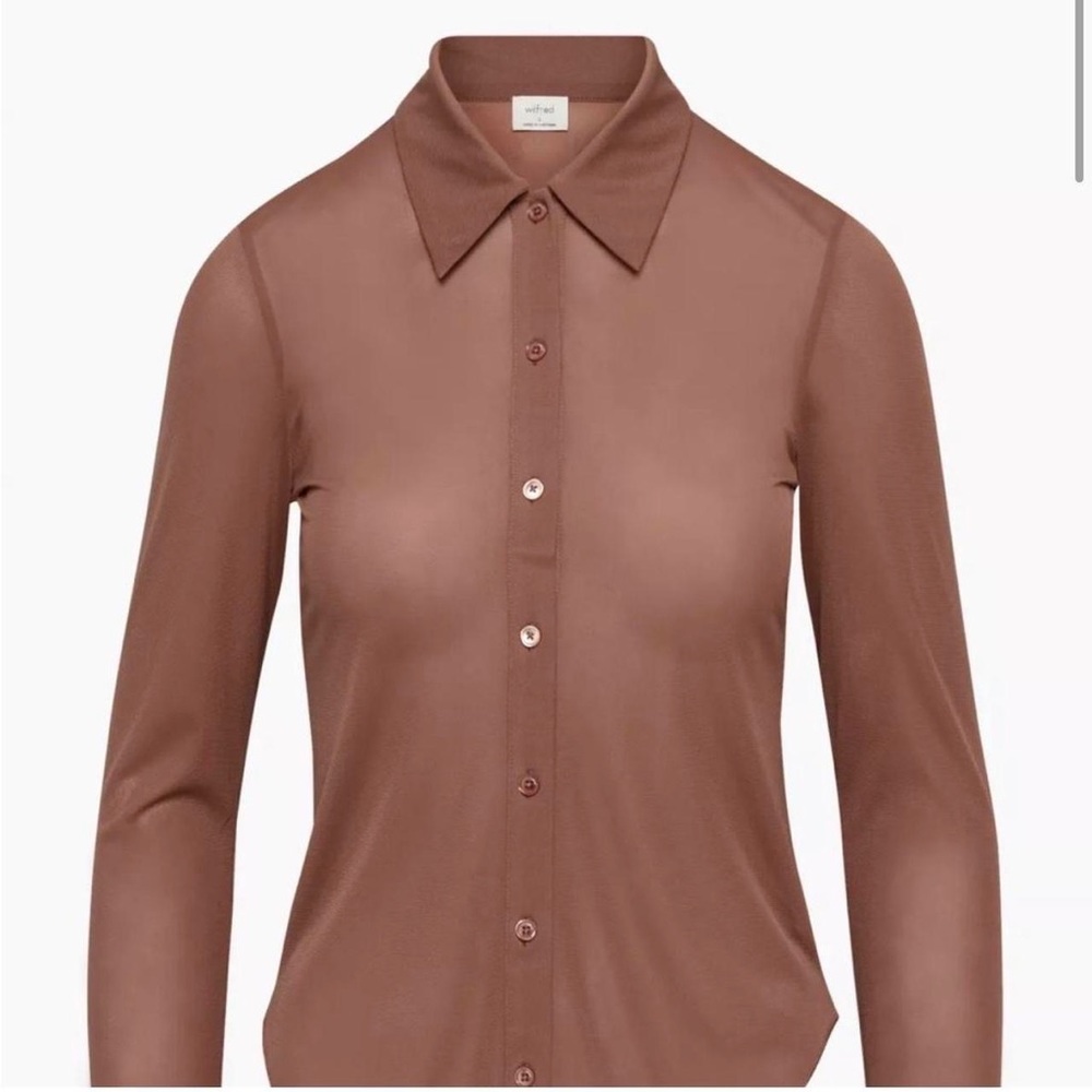 Aritzia Wilfred Pose Hip Longsleeve